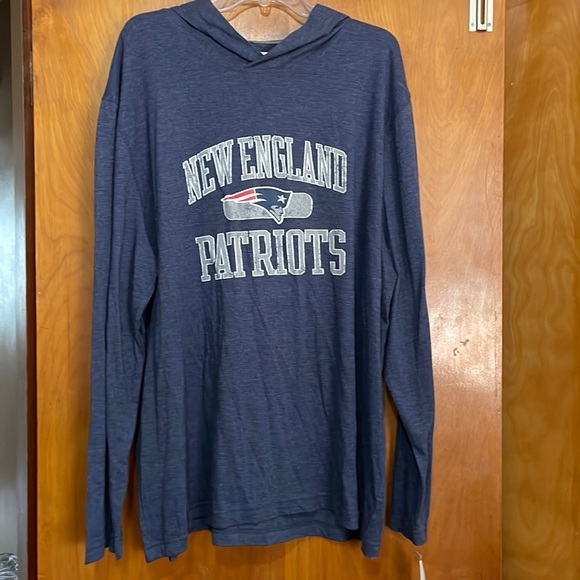 🕹 3/$20 Patriot's Long Sleeve Hooded Tee Shirt - Picture 1 of 7